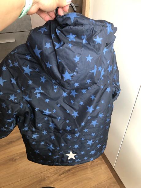 Zimná bunda modrá, tchibo,110