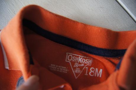 Znackova polo kosela z usa oshkosh na 18 mes ,86, oshkosh,86