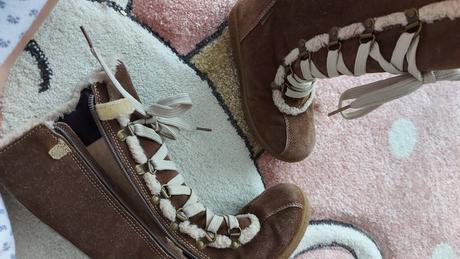 Kožené teple čižmy, naturino,28