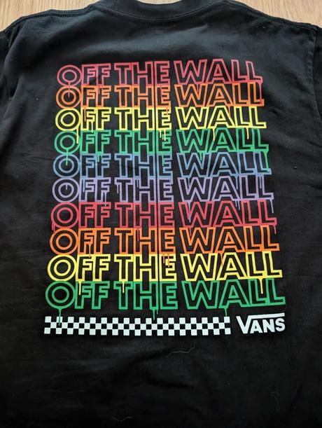 Nenosené tričko vans, s