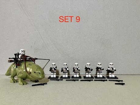 Rôzne figúrky star wars 8 (8ks) typ lego - nové, 