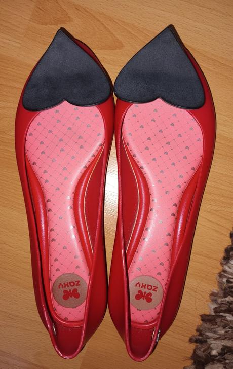 Cervene vonave baleriny zaxy 38, zaxy,38