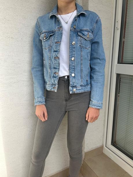 Rifľová bunda, c&a,m