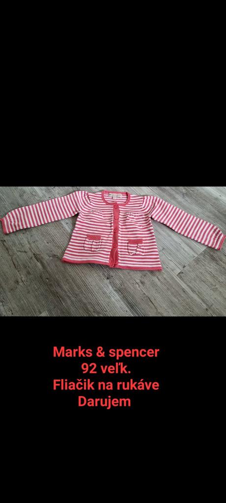 Tričko darujem, marks & spencer,92
