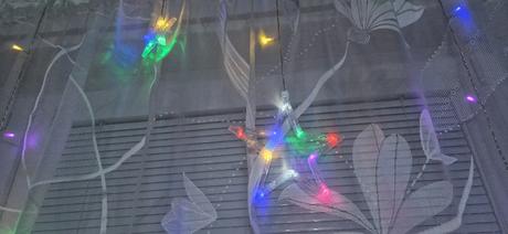 Farebné dekoračné osvetlenie-reťaz-hviezdy, mesiac,