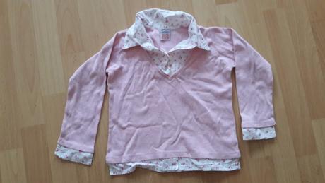 Pulóver s košeľovým golierom a manžetami, v. 116, 116