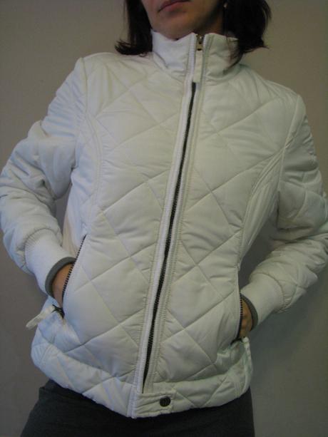 Snehobiely kabátik / vetrovka - na prechod, takko,s