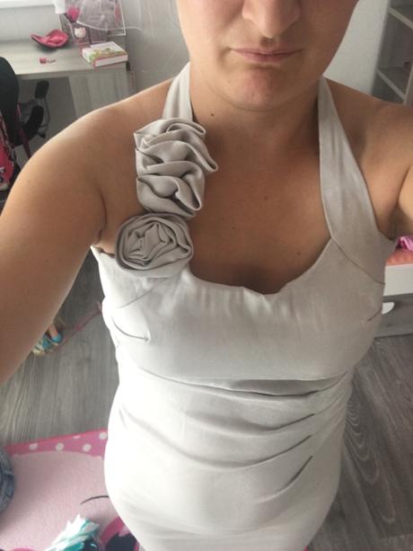 Spoločenské krátke šaty, s