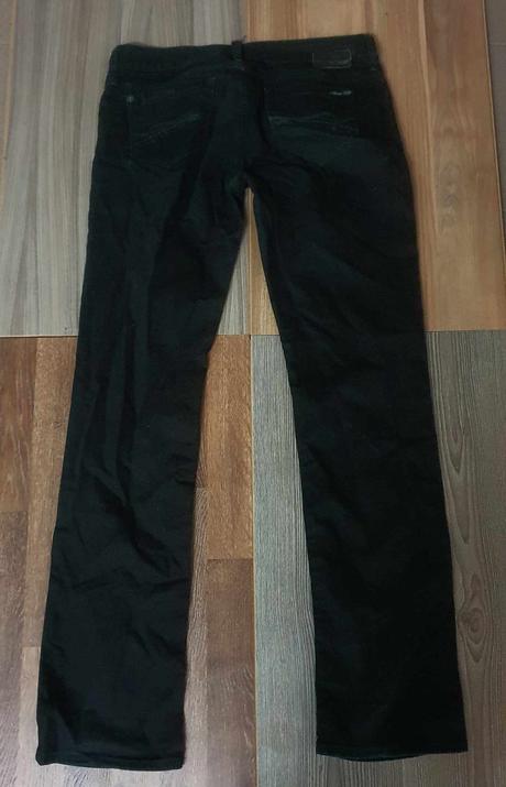 Cierne riflove nohavice, xxl