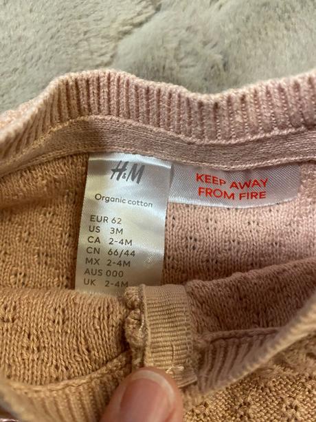 Bavlnená súprava hm v. 62, h&m,62