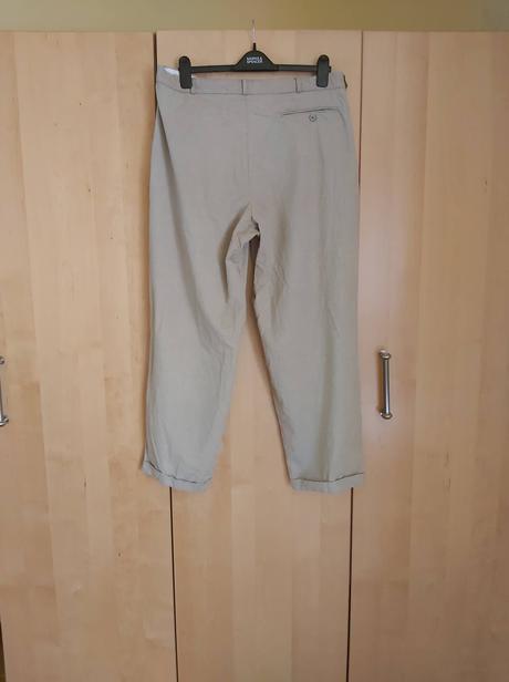 Pánske bledozelené nohavice č.l, l