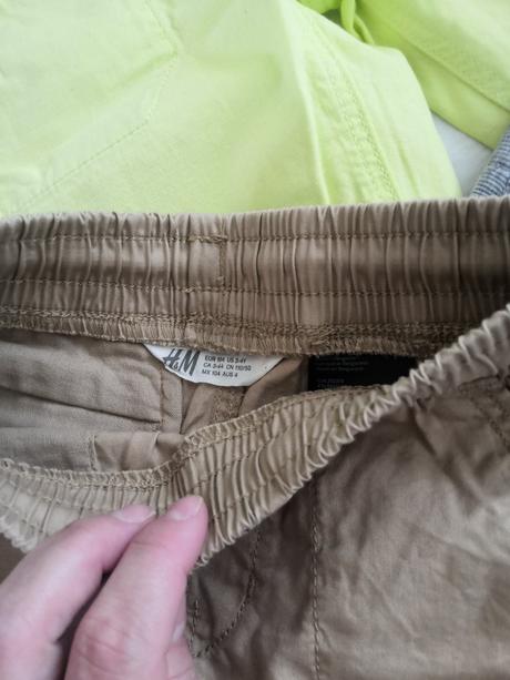 3x nové kraťasy, h&m,110