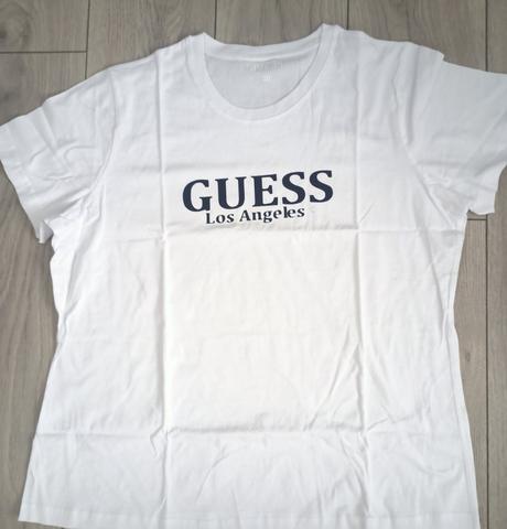 Guess dámske tričko biele veľkosť xxl ěsss, guess,xxl