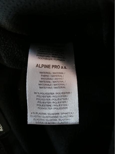 Zateplene softshellove nohavice 104/110, alpine pro,104