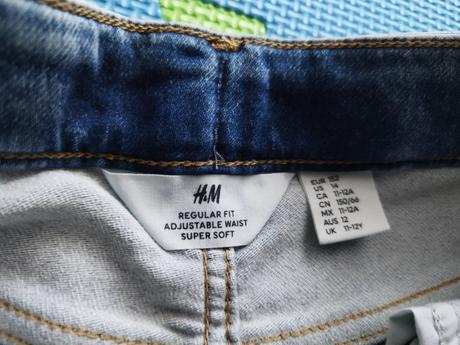 Riflové kraťasy, h&m,152