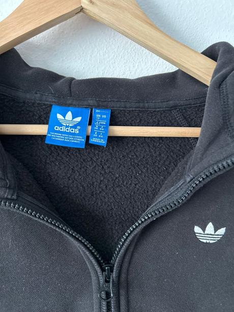 Adidas čierna mikina na zips, adidas,38