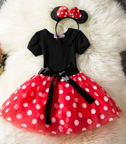 Šaty kostým tutu sukňa minnie mause mickey,