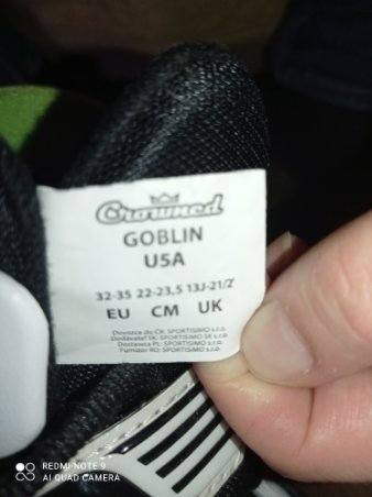 Crowned goblin korčule 32-35, crowned,32