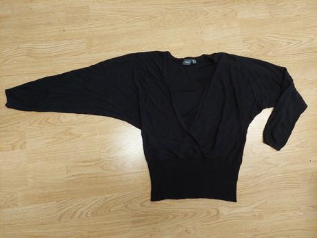 Netopiery tenky cierny svetrik mexx, mexx,l