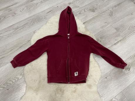 Bordová mikina, h&m,122