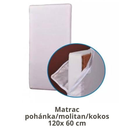 Matrac do postielky, šírka (cm): 60,dĺžka (cm): 120
