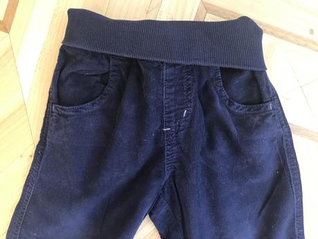 Tenké menčestrové nohavice, lupilu,86