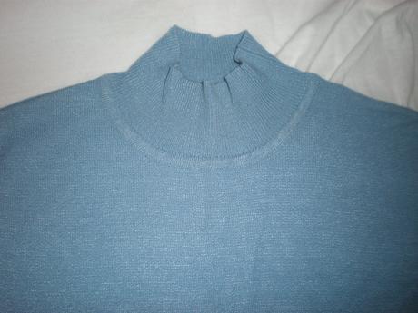 Modré rolákové tielko, s