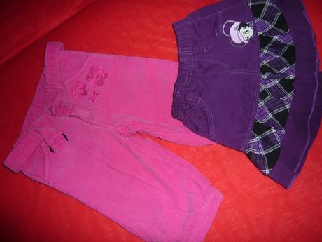 Zateplené menčestráky, h&m,74