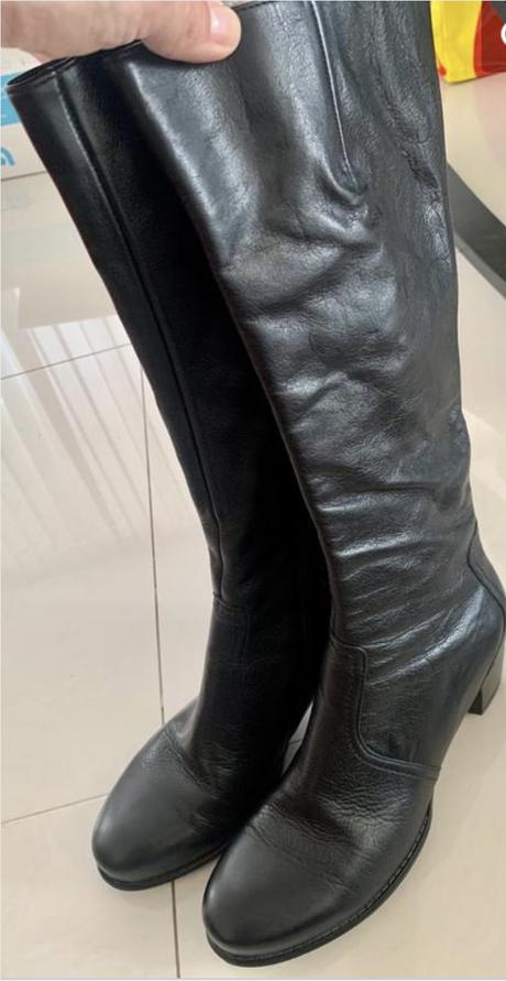 Kožené čižmy elegantné, ara,42