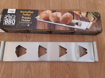 Držiak na grilovanie zemiakov,