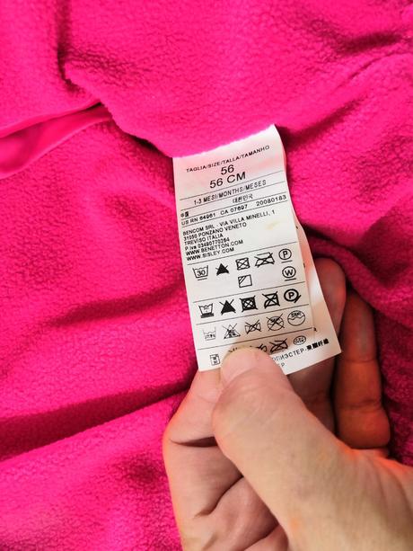 Zimná bundička zn. benetton, benetton,62