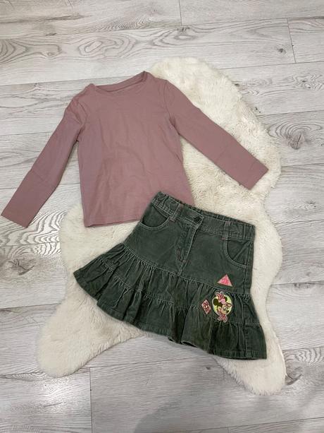 Setik tričko a suknička, disney,116