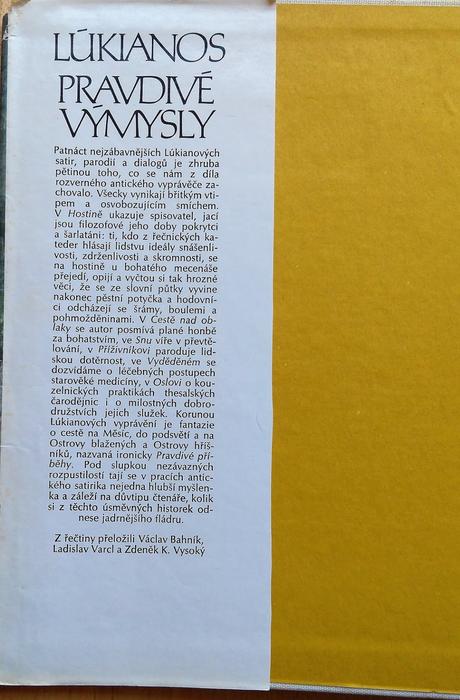 Pravdivé výmysly, lúkianos,