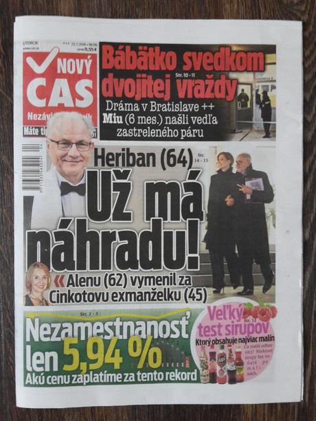 Nový čas 3 januárové čísla, 