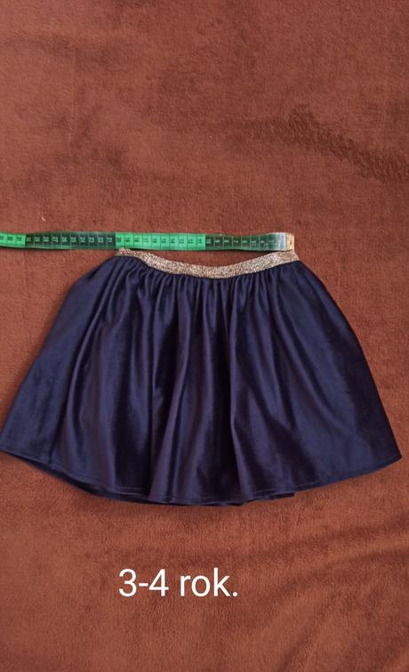 Krásna velúrová sukňa 3-4 rokov, obaibi,104