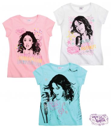 Tričko violetta krátky rukáv, disney,140 / 152 / 164 / 176