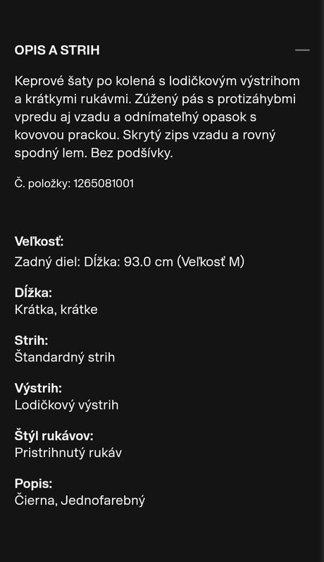Šaty z h&m, h&m,m
