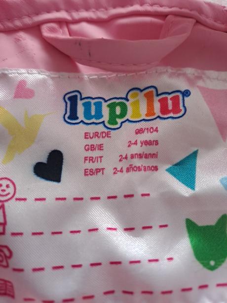 Nohavice do dažďa, lupilu,98