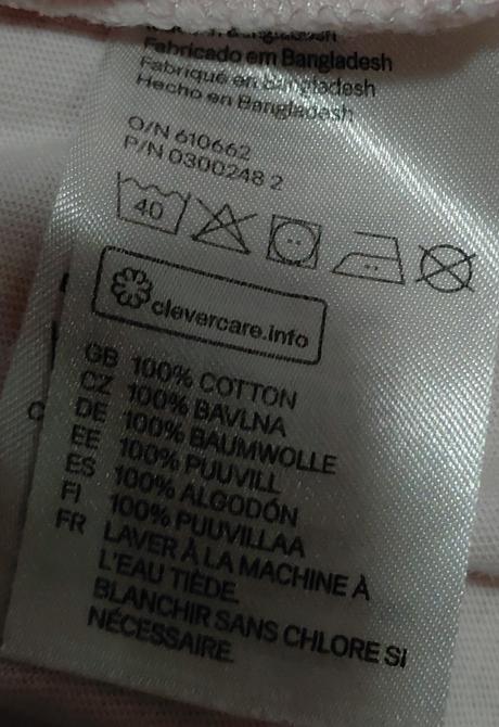 Tričko s krátkym rukávom h&m 86, h&m,86