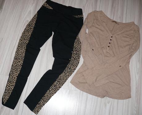 Legíny+tričko zdarma s-m, s