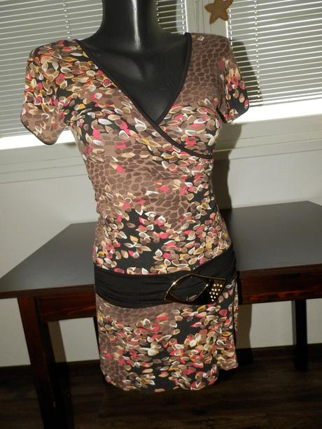 Elastické predĺžené tričko s prackou s, s