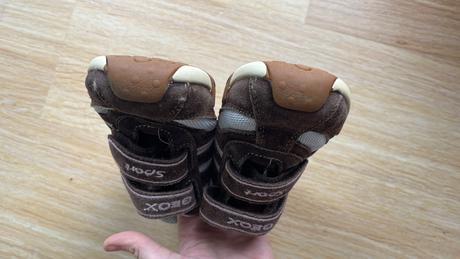 Kožené poltopánky geox č.36 top stav, geox,36
