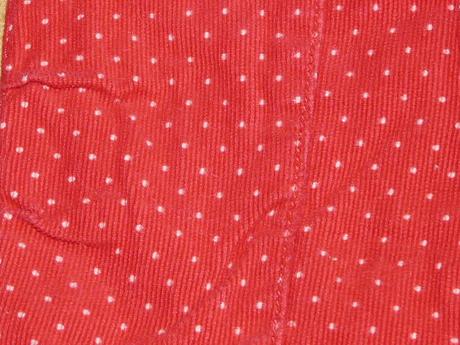 Červené bodkované menžestráky, tu,80