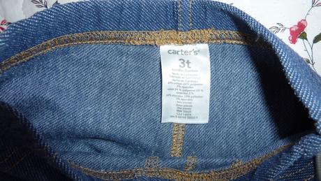 Jeggins / riflové legínky, carter's,98