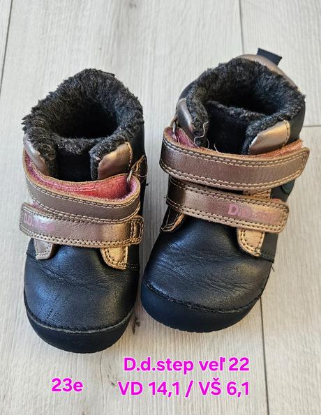 Zimné topánky, d.d.step,22