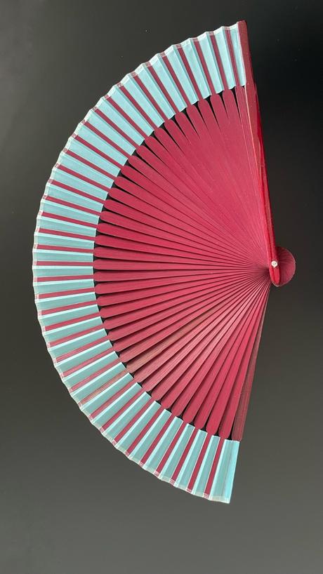 Červeno-hnedý s tyrkysovou látkou čínsky/japonský, 