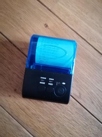 Mini thermal printer pokladna, 