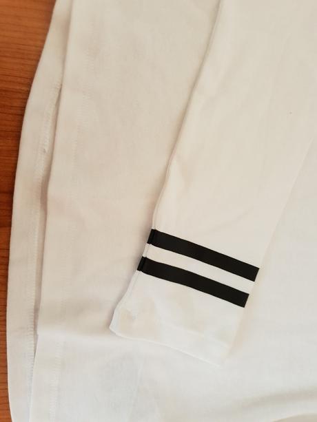 Krátke tričko z organickej bavlny, h&m,134 / 140