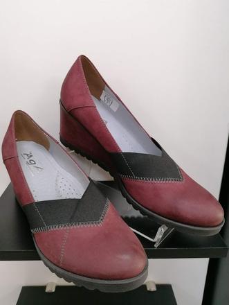 Dámske kožené lodičky aga 17010583 + z, 40