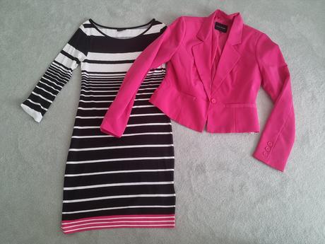 Šaty + sako, bonprix,36